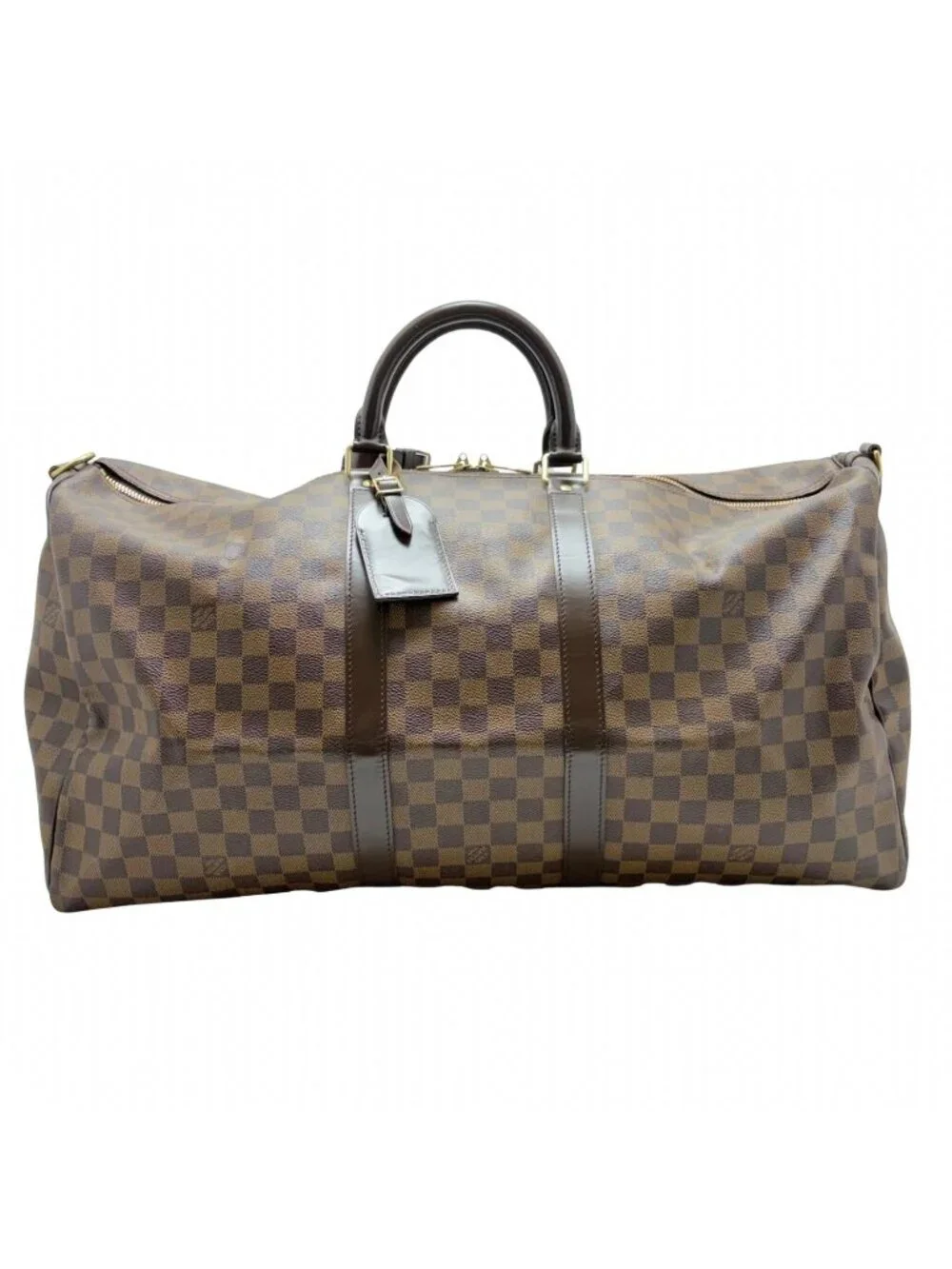 Louis Vuitton Keepall Bandouliere 55 Damier Boston Bag